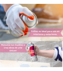 ESMALTE SPRAY FULLTEC 400 ML BLANCO OPACO MATE