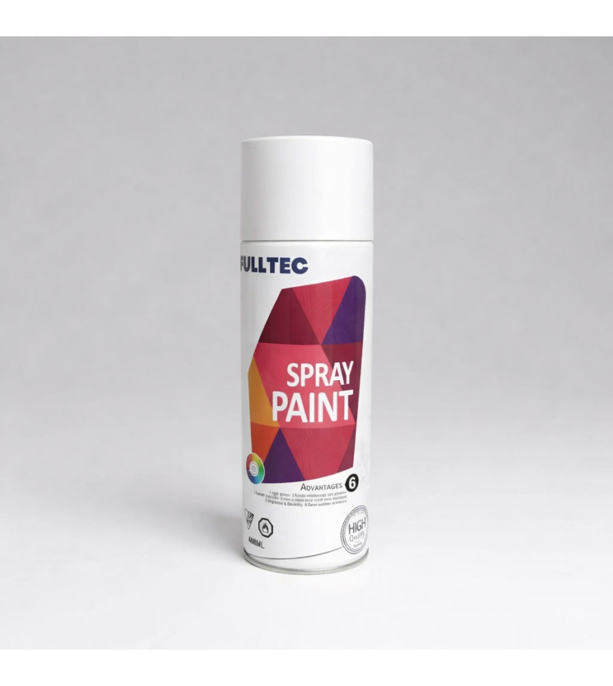 ESMALTE SPRAY FULLTEC 400 ML BLANCO OPACO MATE