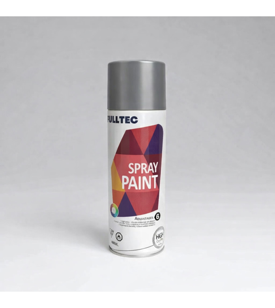 ESMALTE SPRAY FULLTEC 400 ML GRIS SILVER