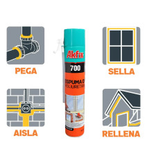 ESPUMA DE POLIURETANO AKFIX700  750 ML