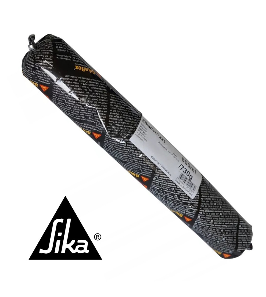 SIKA FLEX 221 SELLADOR POLIURETANO GRIS 600 ML/730