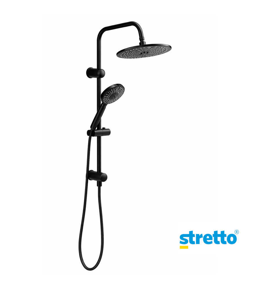 COLUMNA DE DUCHA STRETTO RIMINI NEGRO 21ST4000210