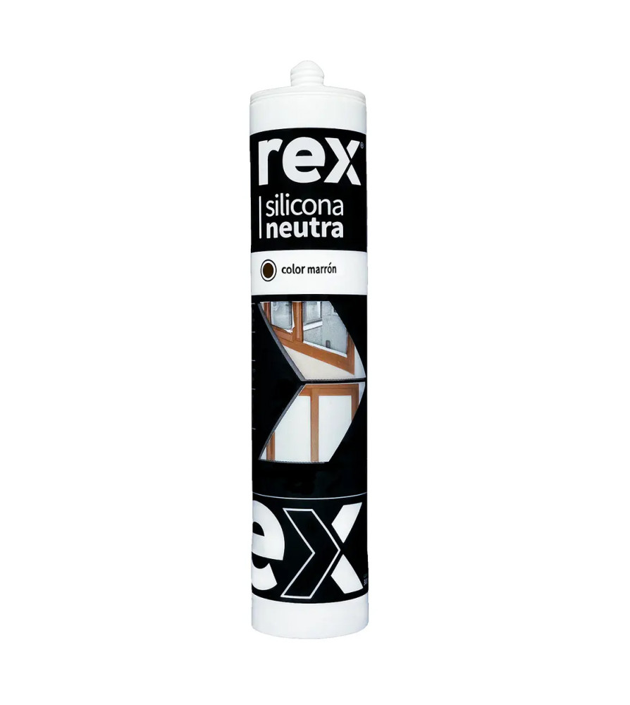 Silicona Rex Neutra Marron Cartucho 300 Ml 30498