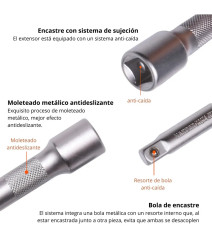 EXTENSION HARDEN 1/4" X100 MM 530352