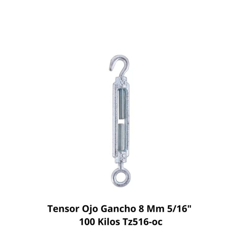 TENSOR OJO GANCHO 8 MM 5/16" 100 KILOS TZ516-OC