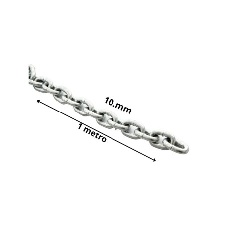 CADENA GALVANIZADA 10 MM ESLABON LARGO