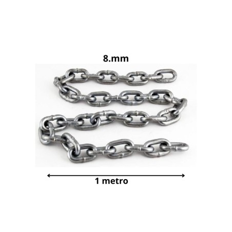 CADENA GALVANIZADA 8 MM ESLABON LARGO
