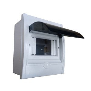 TABLERO ELECTRICO PVC EMBUTIDO 4 PUESTOS RIEL DI