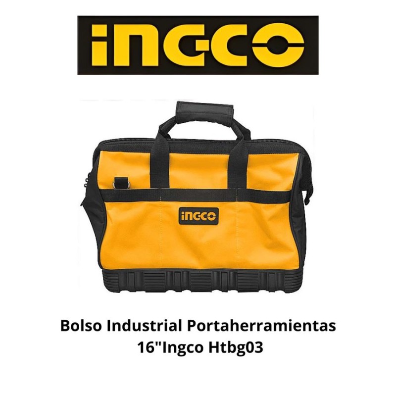 BOLSO INDUSTRIAL PORTAHERRAMIENTAS 16"INGCO HTBG03