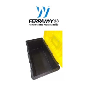 CAJA HERRAMIENTA UYUSTOOLS NEGRO/AMARILLO 19" CJH1