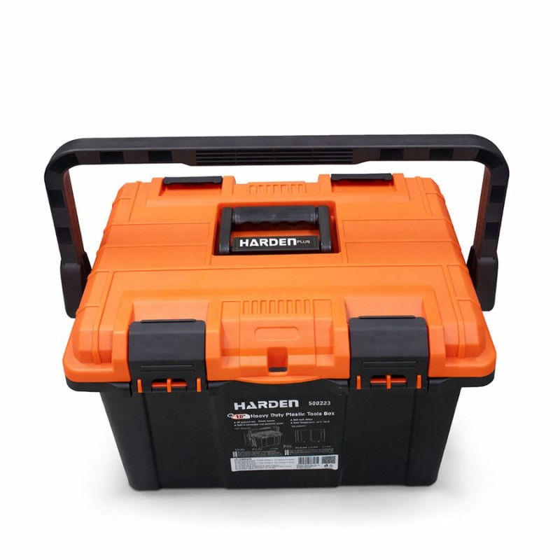 CAJA HERRAMIENTA HARDEN NEGRO/NARANJA 18" C 520323