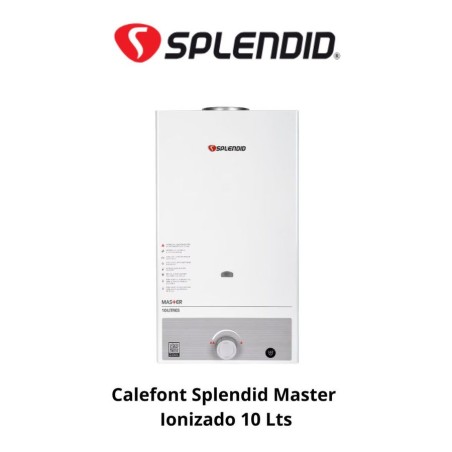 CALEFONT SPLENDID MASTER IONIZADO 10 LTS