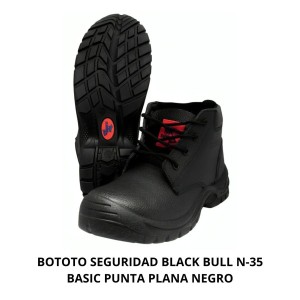 BOTOTO SEGURIDAD BLACK BULL N-35 BASIC PUNTA PLANA