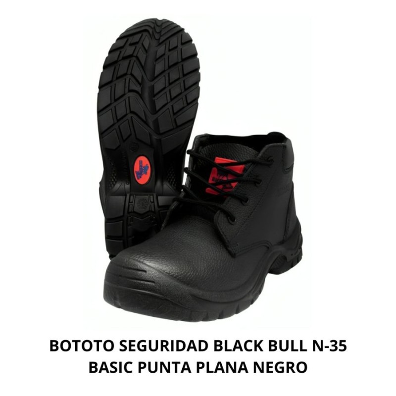 BOTOTO SEGURIDAD BLACK BULL N-35 BASIC PUNTA PLANA