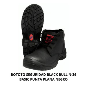 BOTOTO SEGURIDAD BLACK BULL N-36 BASIC PUNTA PLANA