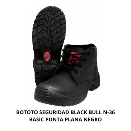 BOTOTO SEGURIDAD BLACK BULL N-36 BASIC PUNTA PLANA