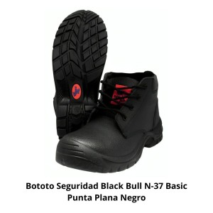 BOTOTO SEGURIDAD BLACK BULL N-37 BASIC PUNTA PLANA