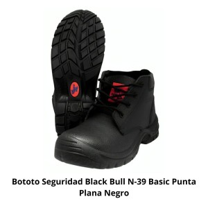 BOTOTO SEGURIDAD BLACK BULL N-39 BASIC PUNTA PLANA