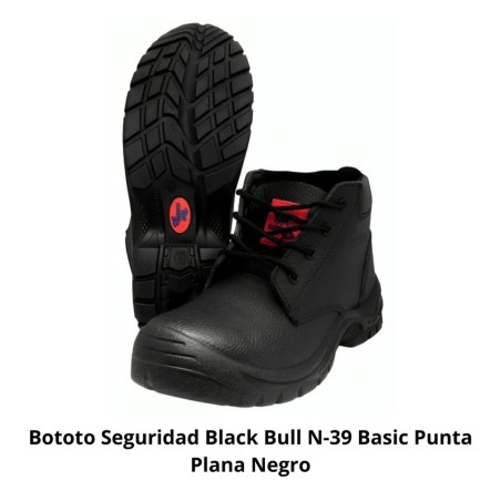 BOTOTO SEGURIDAD BLACK BULL N-39 BASIC PUNTA PLANA