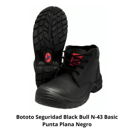 BOTOTO SEGURIDAD BLACK BULL N-43 BASIC PUNTA PLANA