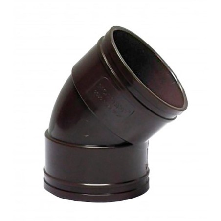 CODO BAJADA AGUA LLUVIA CAFE 75 MM X 45 HH