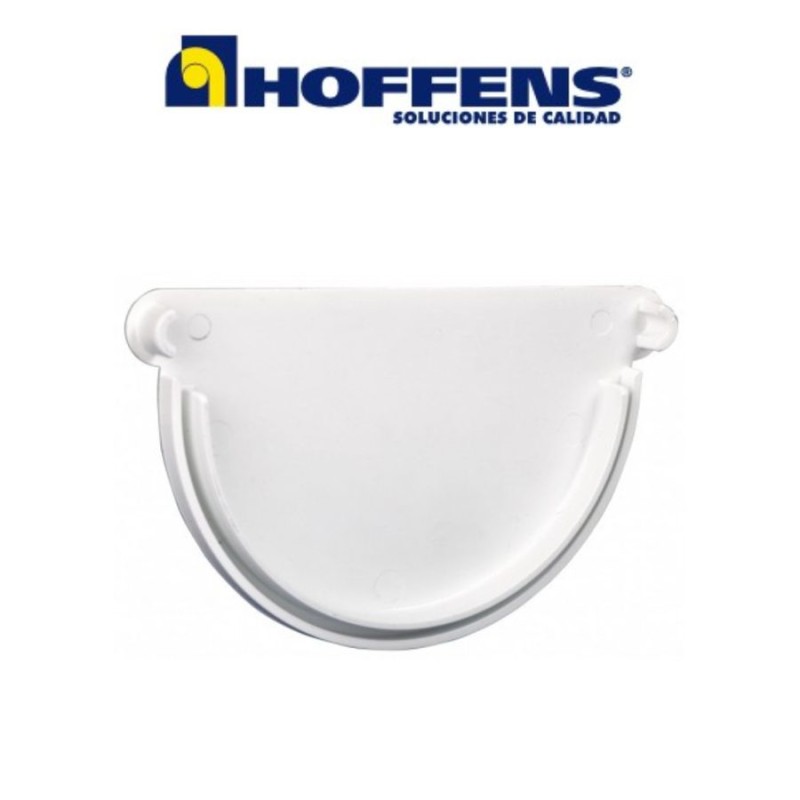TAPA CANAL PVC AGUA LLUVIA BLANCA ACCESORIO 64007