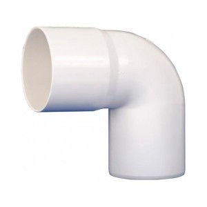 CODO BAJADA AGUA LLUVIA BLANCO 75 MM X 90 MH 64010
