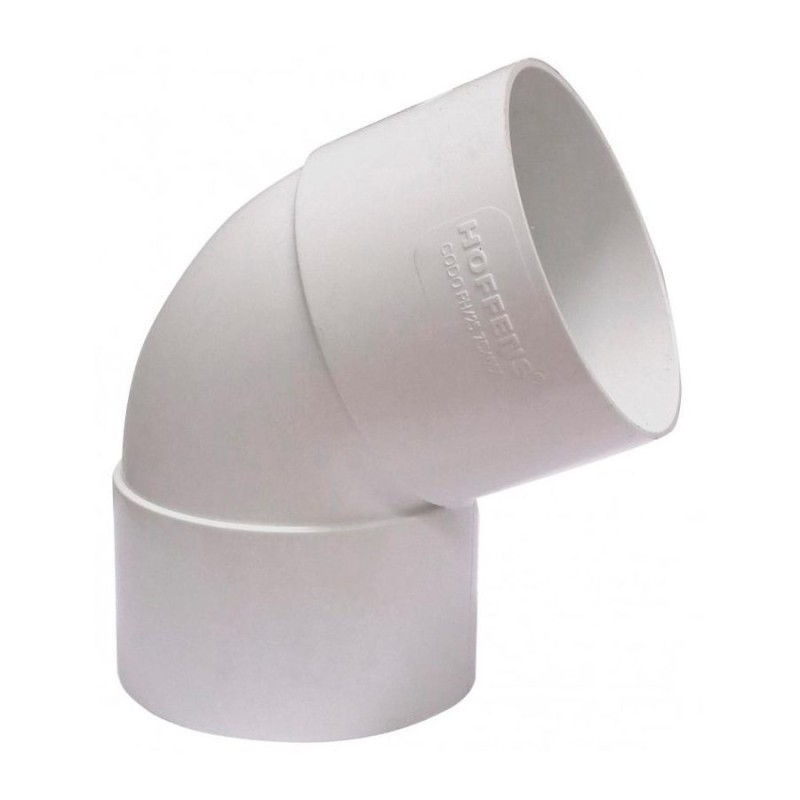 CODO BAJADA AGUA LLUVIA BLANCO 75 MM X 65 HH