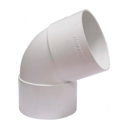 CODO BAJADA AGUA LLUVIA BLANCO 75 MM X 65 HH