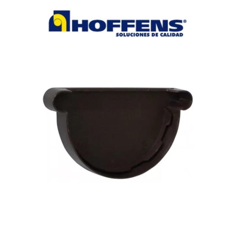TAPA CANAL PVC AGUA LLUVIA CAFE UNIVERSAL 64024