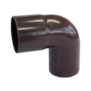 CODO BAJADA AGUA LLUVIA CAFE 75 MM X 90 MH