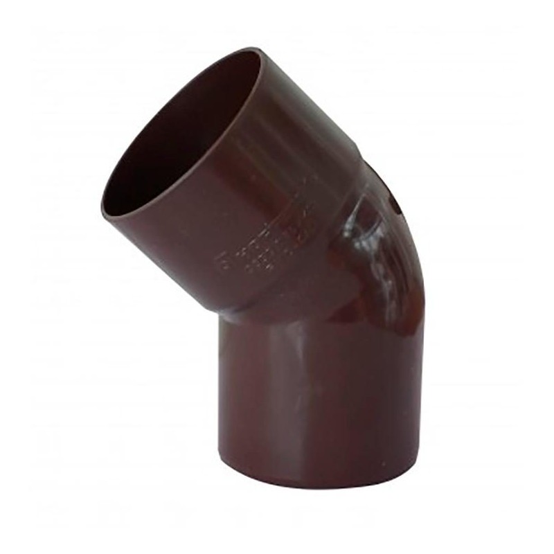 CODO BAJADA AGUA LLUVIA CAFE 75 MM X 45 MH