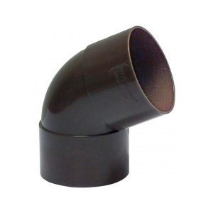 CODO BAJADA AGUA LLUVIA CAFE 75 MM X 65 HH
