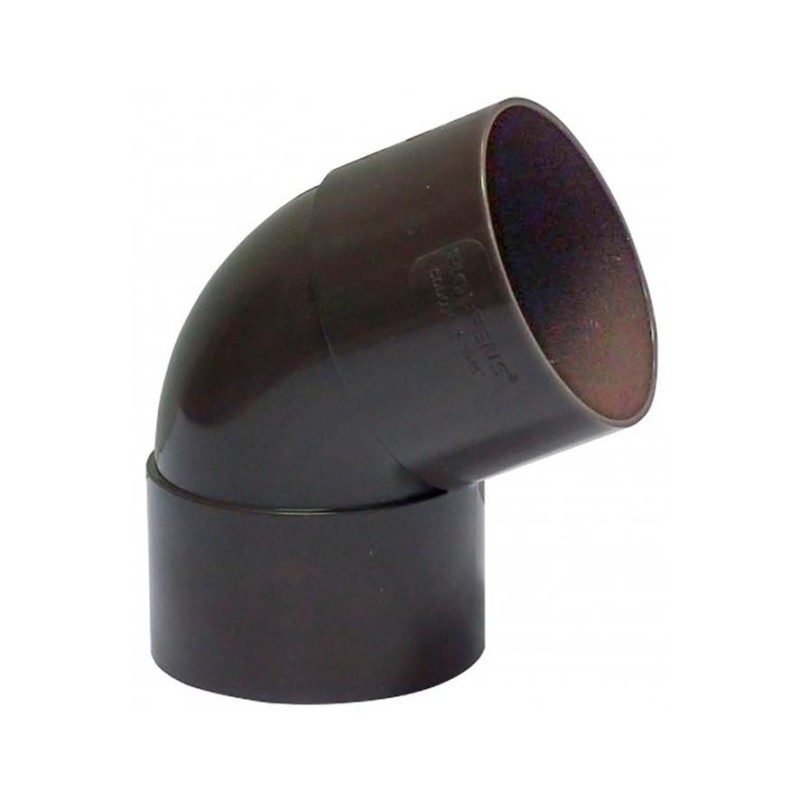 CODO BAJADA AGUA LLUVIA CAFE 75 MM X 65 HH
