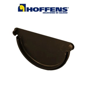 TAPA CANAL PVC AGUA LLUVIA CAFE ACCESORIO 64032