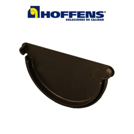 TAPA CANAL PVC AGUA LLUVIA CAFE ACCESORIO 64032