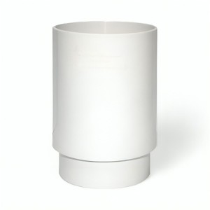 COPLA CANALETA BAJADA HOFFENS 75 MM BLANCO MH64009
