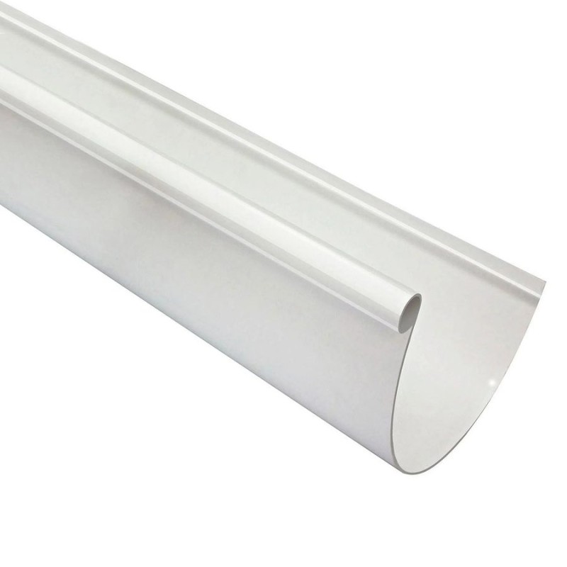CANALETA PVC AGUA LLUVIA 4 MT BLANCA