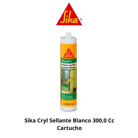 SIKA CRYL SELLANTE BLANCO 300,0 CC CARTUCHO 220188