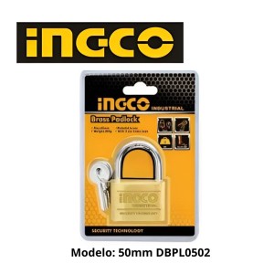 CANDADO INGCO INDUSTRIAL BRONCE 50 MM DBPL0502