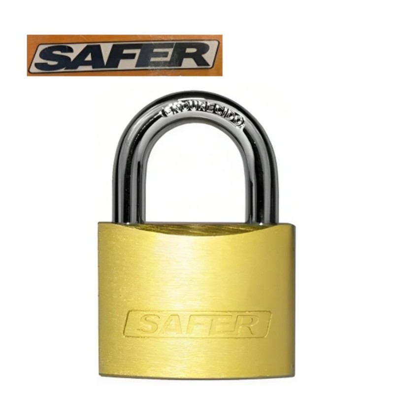 CANDADO SAFER FIERRO 60 MM 154C