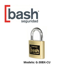 CANDADO BASH BRONCE FORJADO 30MM