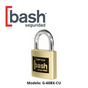 CANDADO BASH BRONCE FORJADO 60MM
