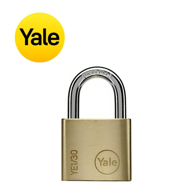 CANDADO YALE BRONCE ENDURECIDO YE1 30MM 126561