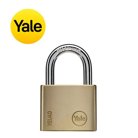 CANDADO YALE BRONCE ENDURECIDO YE1 40MM 126591