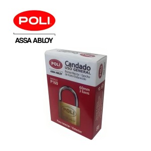 CANDADO POLI P160 BRONCE 60 MM 137240 ECO CAJA