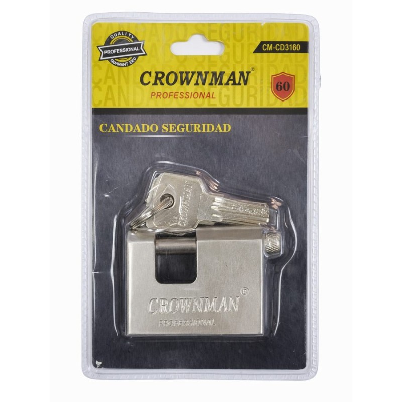 CANDADO CROWNMAN DE SEGURIDAD CM-CD31060 60 mm