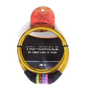 CANDADO BICICLETA TRICICLE 80 CM C/CLAVE CBB80T