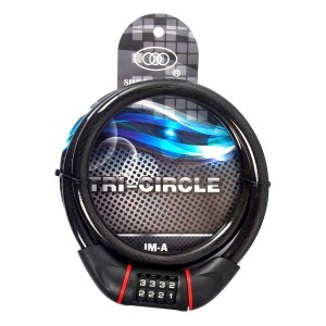 CANDADO BICICLETA TRICICLE 90 CM C/CLAVE CBB90T
