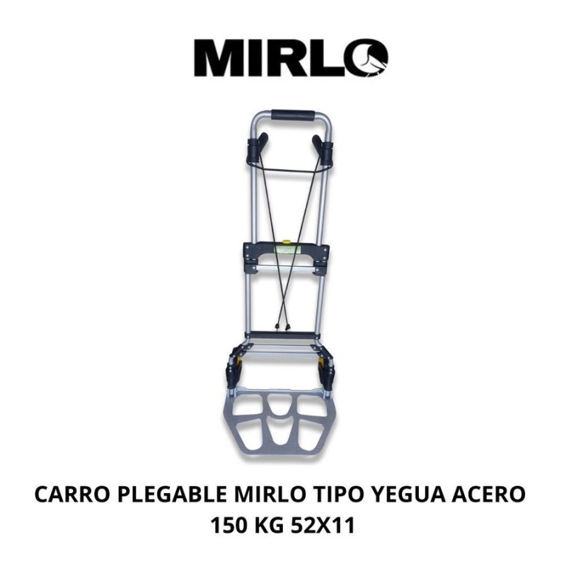 CARRO PLEGABLE MIRLO TIPO YEGUA ACERO 150 KG 52X11